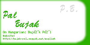 pal bujak business card